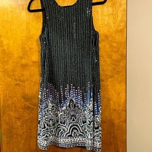 Beautiful fully beaded mini dress!